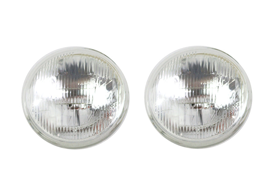HARLEY Klar 4-1/2 Zoll 12 Volt Sealed Beam Suchscheinwerfer Glühlampensatz Passend für 0- Alle, 4-1/2 Spotlampen" 0- Alle