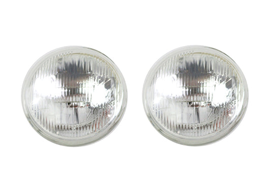 HARLEY Klar 4-1/2 Zoll 12 Volt Sealed Beam Suchscheinwerfer Glühlampensatz Passend für 0- Alle, 4-1/2 Spotlampen" 0- Alle