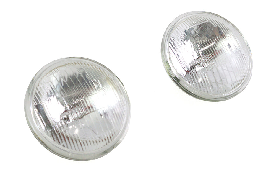 HARLEY Klar 4-1/2 Zoll 12 Volt Sealed Beam Suchscheinwerfer Glühlampensatz Passend für 0- Alle, 4-1/2 Spotlampen" 0- Alle