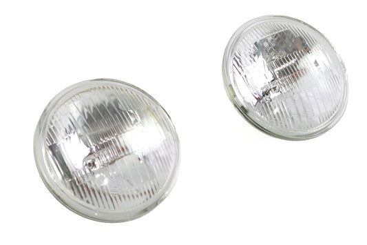 HARLEY Klar 4-1/2 Zoll 12 Volt Sealed Beam Suchscheinwerfer Glühlampensatz Passend für 0- Alle, 4-1/2 Spotlampen" 0- Alle