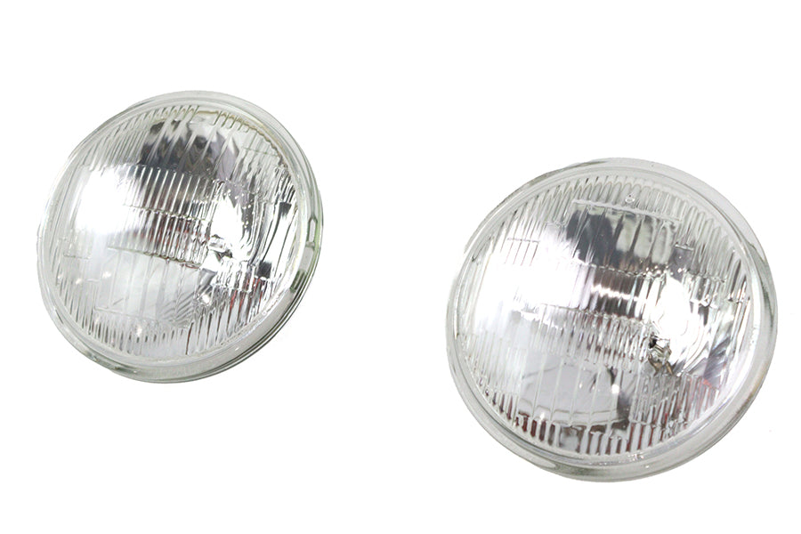 HARLEY Klar 4-1/2 Zoll 12 Volt Sealed Beam Suchscheinwerfer Glühlampensatz Passend für 0- Alle, 4-1/2 Spotlampen" 0- Alle