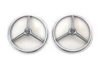 HARLEY 4-1/2 Zoll verchromte Bullet-Style Zusatzscheinwerfer-Abdeckung für 0- Custom, passend für