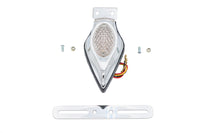 HARLEY Chrome Teardrop LED Rücklicht Klare Linse Passt 0- Custom, Anwendung