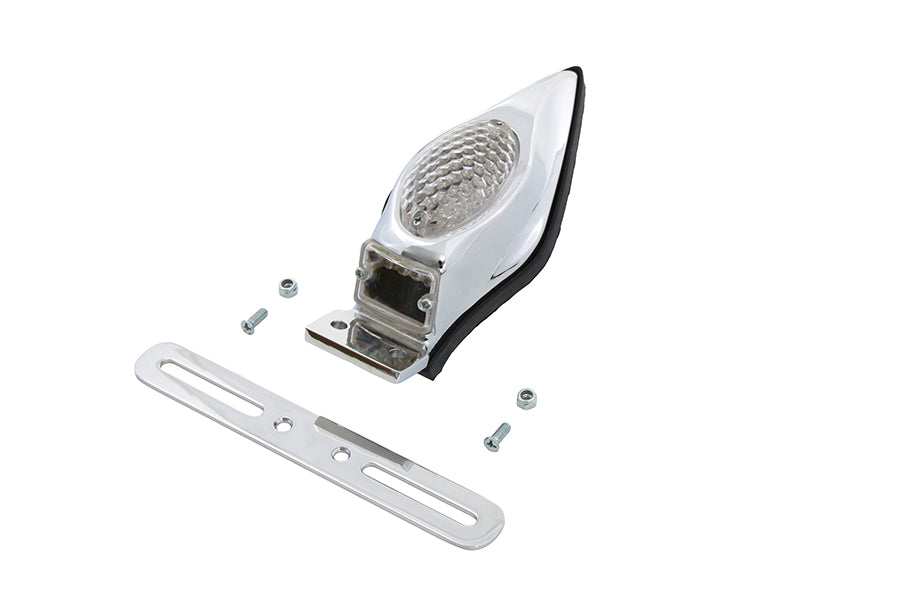 HARLEY Chrome Teardrop LED Rücklicht Klare Linse Passt 0- Custom, Anwendung