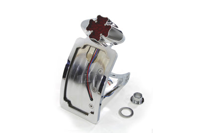 HARLEY Maltesisches Chrom-LED-Rückleuchten-Kit passend für 1984-2007 FXST, 1986-2007 FLST, 2006-2007 FXD,
