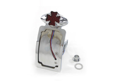 HARLEY Maltesisches Chrom-LED-Rückleuchten-Kit passend für 1984-2007 FXST, 1986-2007 FLST, 2006-2007 FXD,
