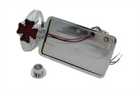 HARLEY Maltesisches LED-Rücklicht-Kit Chrom Passend für 1984–2007 FXST, 1986–2007 FLST, 2006–2007 FXD,