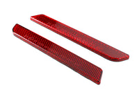 HARLEY Roter Rückstrahler Satz für Federbeine Passend für 1992-UP XL, 1992-1994 FXR, 1993-2013 FLT,