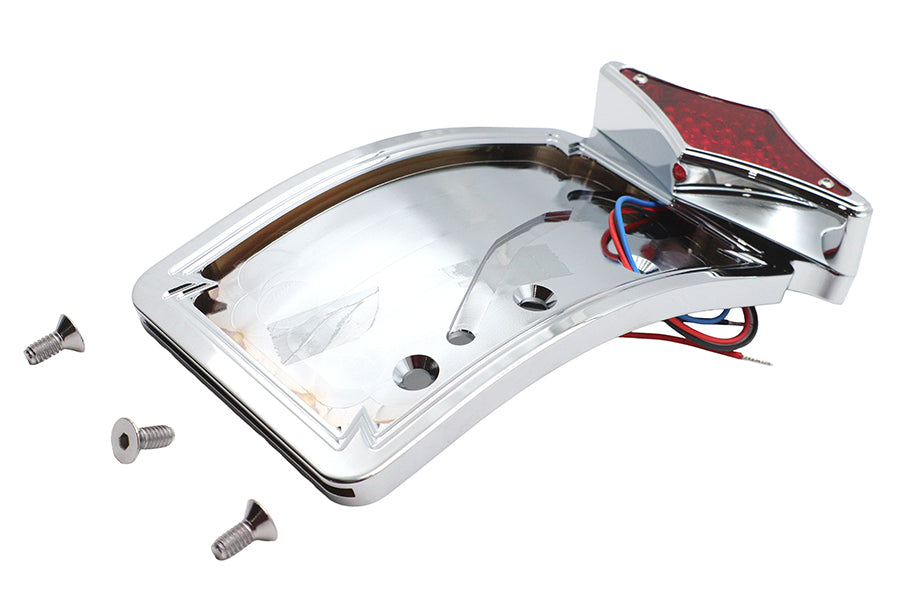 HARLEY Rücklicht und Kennzeichenhalter Set Diamond Style Passend für 0- Ersatz, Anwendung