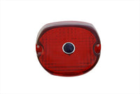 HARLEY Rücklichtglas Laydown Style Rot Passend für 1979-1998 FLT,