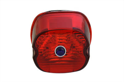 HARLEY Rücklichtglas, flache Ausführung, rot, passend für 1999-2003 FLT,