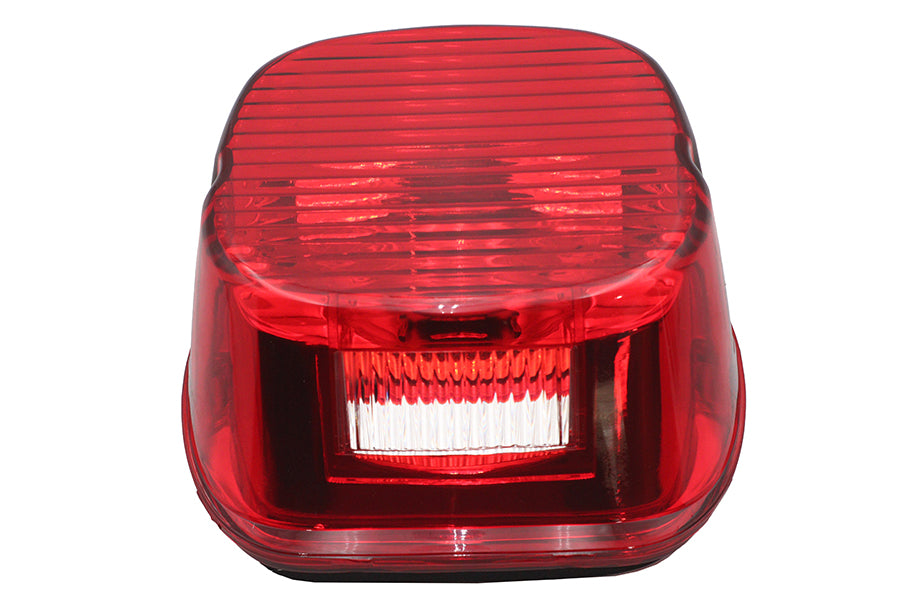 HARLEY Rückleuchtenglas Laydown Style Rot Passend für 2003-UP FLT,
