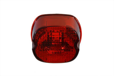 HARLEY Rücklichtglas, flache Bauweise, rot, passend für 1999-2003 FLT,