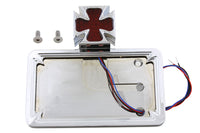 HARLEY Rücklicht und Kennzeichenhalter im Malteserkreuz-Design, passend für 0- Ersatz, Anwendung