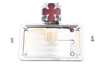 HARLEY Rücklicht und Kennzeichenhalter im Malteserkreuz-Design, passend für 0- Ersatz, Anwendung