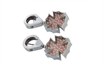 HARLEY Fireman Cross Turn Signal Set 39mm Clamp Kit Fits 0-  Custom, application 0-  Custom, applica