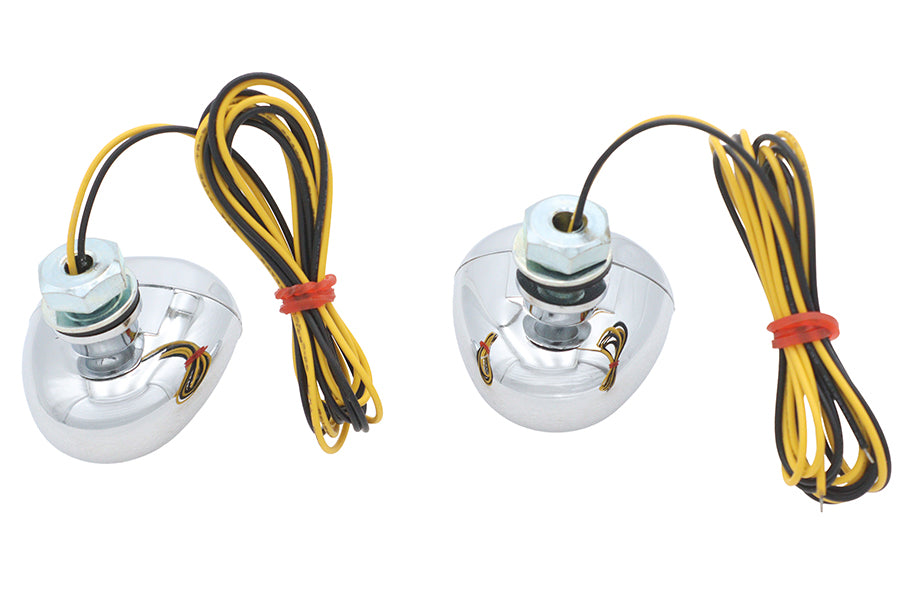 HARLEY LED-Amber-Seitenmarkierungsleuchten-Set, Mittelmontage Passt 0-  Custom, Anwendung