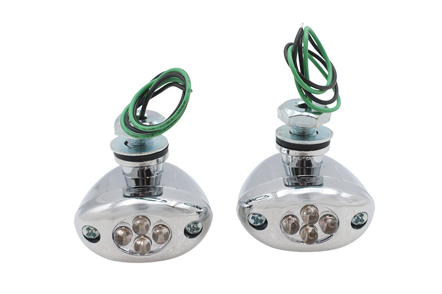 HARLEY LED Grüne Begrenzungsleuchten, Satz, zentrale Montage, passend für 0- Custom, Anwendung