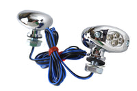 HARLEY LED Blaues Positionsleuchten-Set, mittige Montage, passend für 0-  Custom, Anwendung