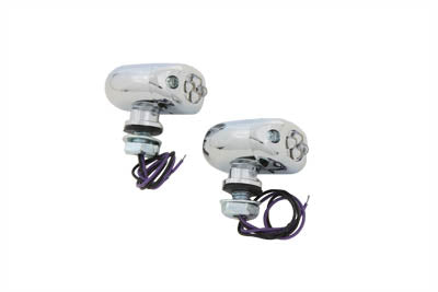HARLEY Center Mount LED Purple Marker Lamp Set Fits 0-  Custom, application