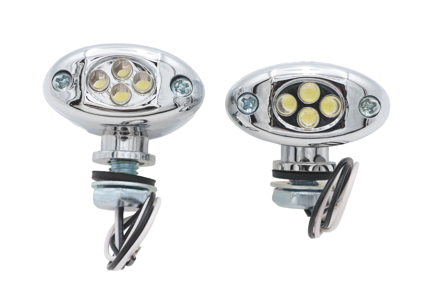HARLEY LED Klarglas-Markierungsleuchtensatz Mittelmontage Passend für 0-  Custom, Anwendung