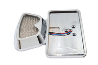 HARLEY Chrom-Schutzblechmontage-LED-Rücklicht Zoid Typ passend für 1973-1984 FX, 1973-1984 FL, ab 1973 XL,