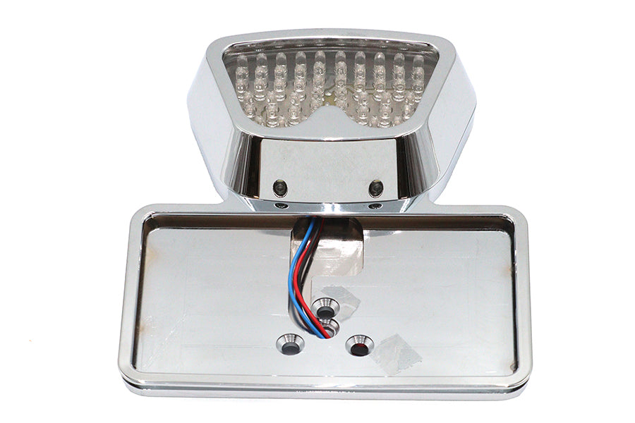 HARLEY Chrom-Schutzblechmontage-LED-Rücklicht Zoid Typ passend für 1973-1984 FX, 1973-1984 FL, ab 1973 XL,