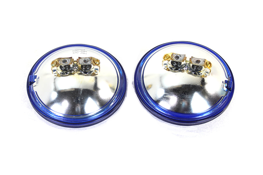 HARLEY Blue Sealed Beam 4-1/2 Zoll Spotlampen-Set Passt 0- Alle, 4-1/2 Zoll Spotlampen 0- Alle, 4-1/2 Zoll Spotlampen