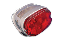 HARLEY Serienmäßige ovale Rückleuchte, verchromt, passend für 1955-1972 FL, 1955-1972 XL, 1971-1972 FX,