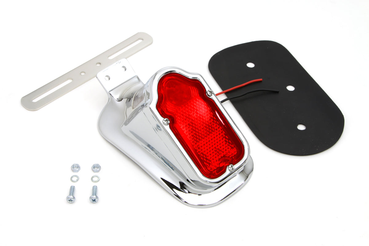 HARLEY Chrom Rücklicht Baugruppe "Tombstone Style" passend für 0- Custom, Anwendung