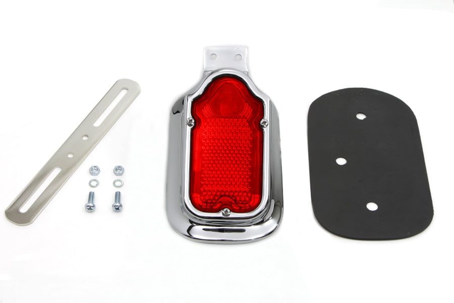 HARLEY Chrom Rücklicht Baugruppe "Tombstone Style" passend für 0- Custom, Anwendung