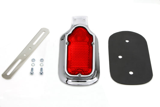HARLEY Chrome Tombstone Style Tail Lamp Assembly Fits 0-  Custom, application