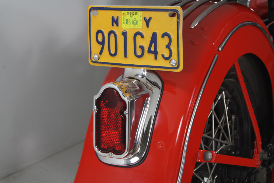HARLEY Chrom Rücklicht Baugruppe "Tombstone Style" passend für 0- Custom, Anwendung