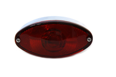 HARLEY Rücklicht Chrom Cateye-Stil Passend für 0- Custom, Anwendung
