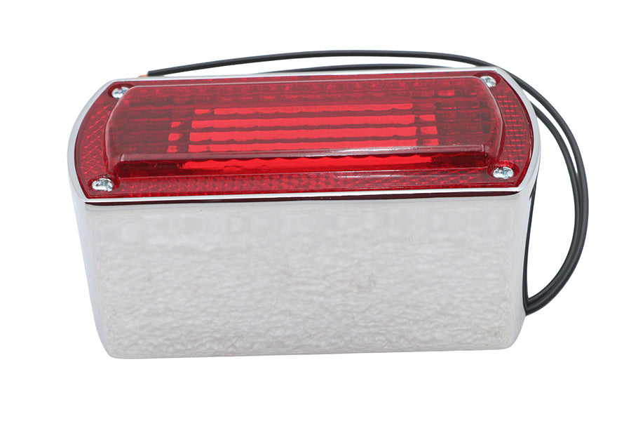 HARLEY Chrom-Druckguss Box-Style Rücklicht Passt 0-  Custom, Anwendung