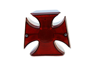 HARLEY Chrom Rückleuchte im Malteserkreuz-Design Passt für 0-  Custom, Anwendung