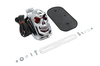 HARLEY Chrom Schädel Kühlergrill Grabstein Rücklicht Passend für 0-  Custom, Anwendung