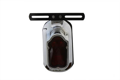 HARLEY Replica Chrome Tombstone Tail Lamp fits 1947-1954 FL,