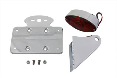 HARLEY Chrome Horizontal Cateye Tail Lamp Kit Fits 0-  Custom, application