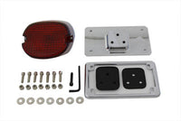 HARLEY Chrom-Rücklicht-Kennzeichenhalter-Kit, flach, passend für 1973-1984 FX, 1991-1998 FXD, 1991-1998 XL