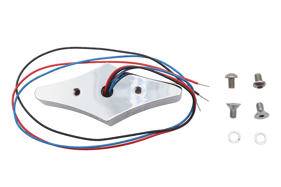 HARLEY Chrome Diamond LED-Rücklicht mit flacher Rückseite passend für 0- Custom, Anwendung