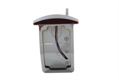 HARLEY Chrom Slice LED Rücklicht Kennzeichenhalterung Passt für 1999-2006 FXST,   1999-2006 FLST,   19