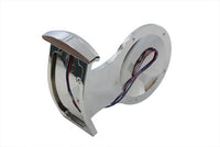 HARLEY Chrom Slice LED Rücklicht Kennzeichenhalterung Passt für 1999-2006 FXST,   1999-2006 FLST,   19