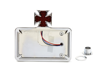 HARLEY Chrom Billet Horizontales Rücklicht-Kit Passend für 1984-2007 FXST, 1986-2007 FLST, 2006-2007 FXD