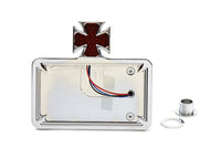 HARLEY Chrom Billet Horizontales Rücklicht-Kit Passend für 1984-2007 FXST, 1986-2007 FLST, 2006-2007 FXD