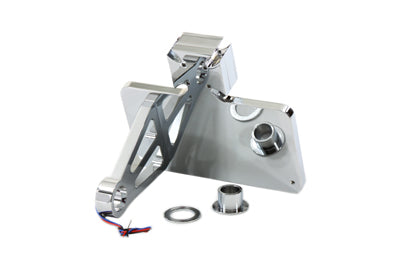 HARLEY Chrom Billet Horizontales Rücklicht-Kit Passend für 1984-2007 FXST, 1986-2007 FLST, 2006-2007 FXD