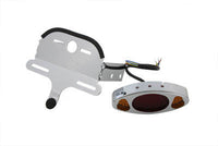 HARLEY Wyatt Gatling Chrom Oval Rücklichtbaugruppe Passend für 1984-1998 FXST, 1980-1985 FX, 1980-1985