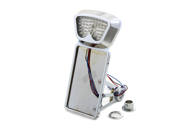 HARLEY Chrom Vertikal Noid Style Rücklicht-Kit Passend für 1984-2007 FXST, 1986-2007 FLST, 2006-2007 F
