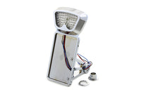 HARLEY Chrom Vertikal Noid Style Rücklicht-Kit Passend für 1984-2007 FXST, 1986-2007 FLST, 2006-2007 F