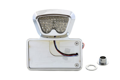 HARLEY Chrome Horizontal Noid Style Rücklicht-Kit passend für FXST ab 1986,